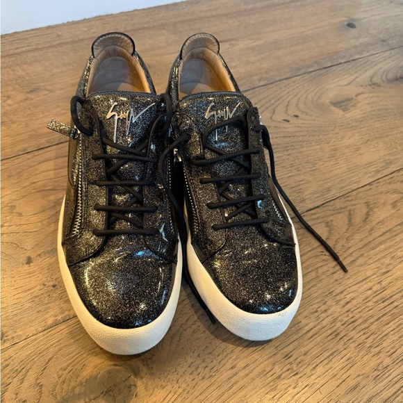 Giuseppe Zanotti Frankie Glitter low-top sneakers size 44 - Picture 2 of 6